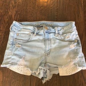 American eagle jean shorts !!!